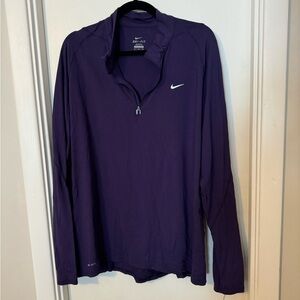 Nike purple long sleeve athletic top size XL